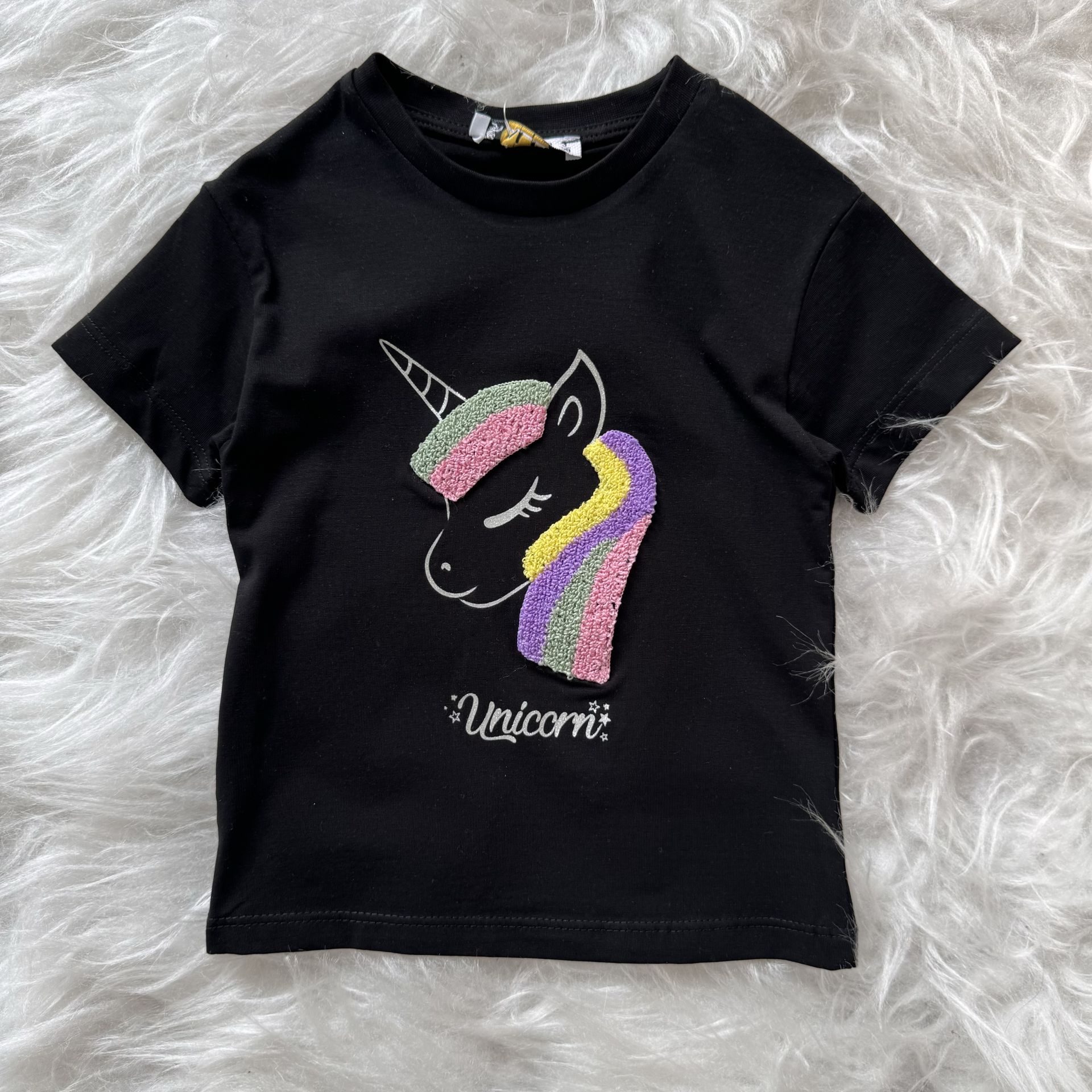 Süzene unicorn desenli t-shirt(%100 pamuk)