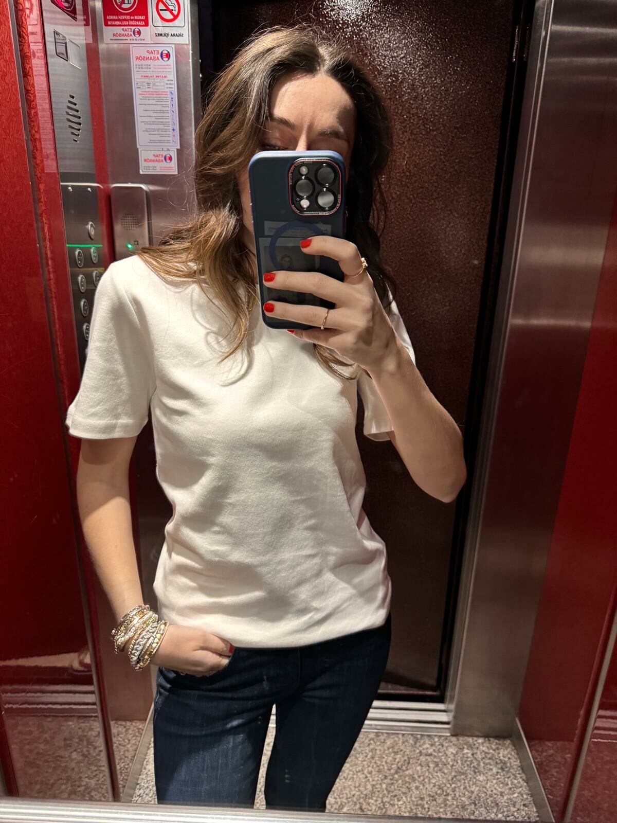 Massimo Tok Dokulu Bisiklet Yaka T-shirt