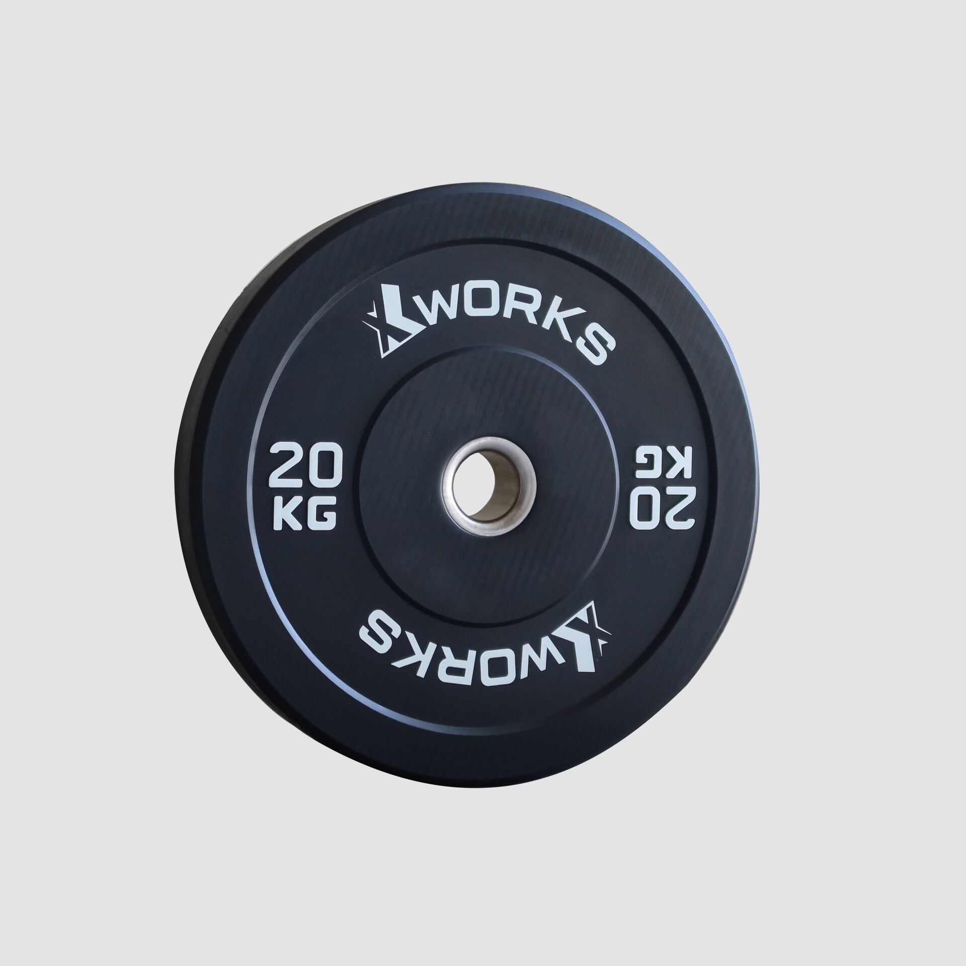 XWorks Siyah Antrenman Bumper Plaka (Çift) 20KG