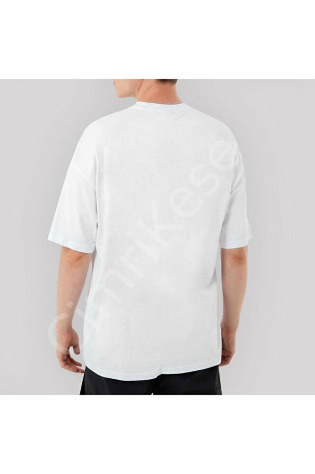 Avokado Fitness Oversize Beyaz Tişört XL