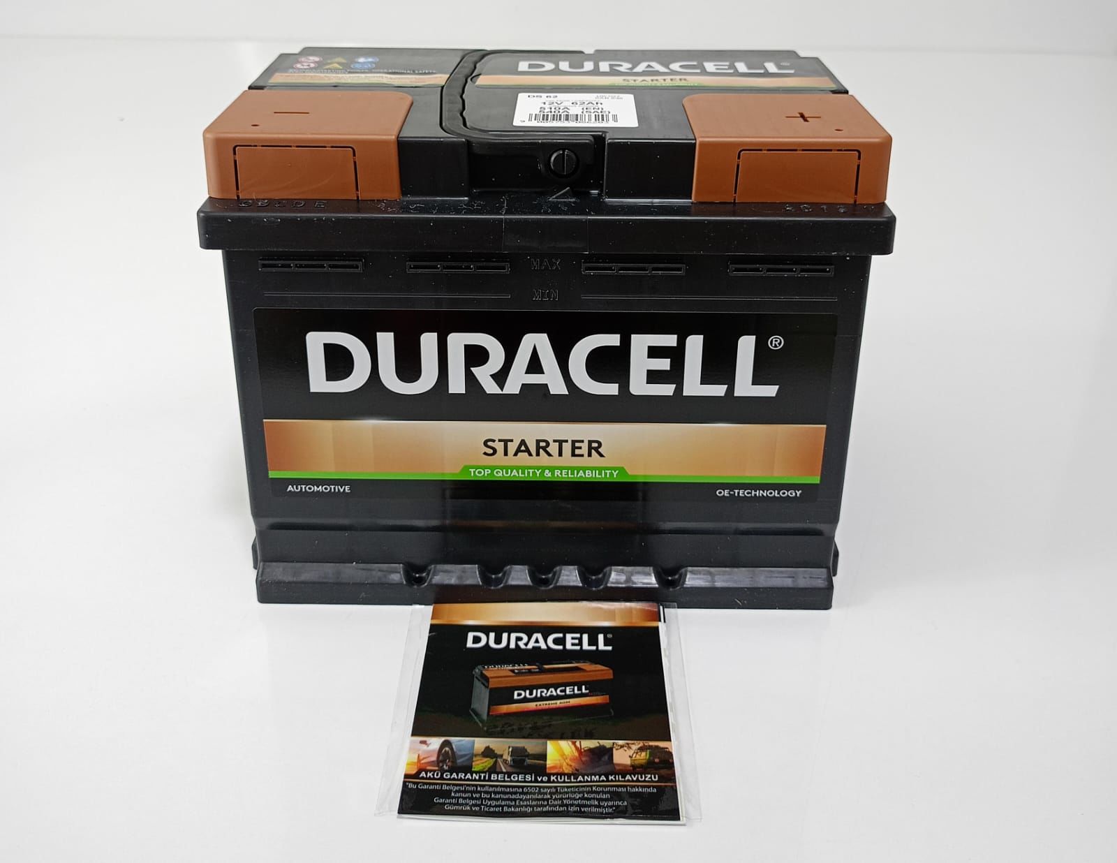 Duracell 60 Amper Akü 12v