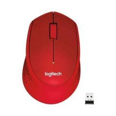 Logitech M330 Sessiz Kablosuz Optik Mouse - Kırmızı 910-004911