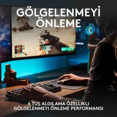Logitech G413 SE TKL Kablolu Türkçe Q Mekanik Oyuncu Klavyesi 920-010564