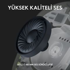 Logitech G G435 LIGHTSPEED Kablosuz Oyuncu Kulaklığı - Mavi 981-001062