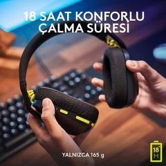 Logitech G G435 LIGHTSPEED Kablosuz Oyuncu Kulaklığı - Siyah 981-001050