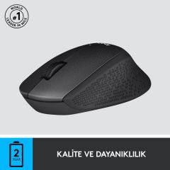 Logitech M330 Sessiz Kablosuz Optik Mouse - Siyah