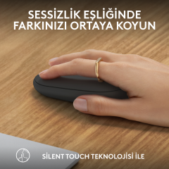 Logitech M350s Pebble 2 Kablosuz Mouse - Grafit 910-007015