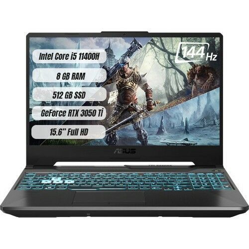 Asus Tuf Gaming FX506HE-HN011 Intel Core I5 11400H 8GB 512GB SSD Rtx 3050TI Freedos 15.6'' FHD Taşınabilir Bilgisayar (outlet)