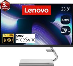 Lenovo Q24i-20 23.8'' FHD IPS 75Hz 4ms (HDMI+Display) AMD FreeSync Monitör 66EEGAC3TK
