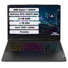 Lenovo IdeaPad Gaming 3 15ARH7 AMD Ryzen 7 6800H 16GB 1TB SSD RTX 3050Ti Freedos 15.6'' FHD Taşınabilir Bilgisayar 82SB00NWTX