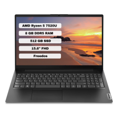 Lenovo V15 G4 AMN 82YU00QKTX AMD Ryzen 5 7520U 8GB 512GB SSD Freedos 15.6'' FHD Taşınabilir Bilgisayar + Logitech Pebble M350S Mouse