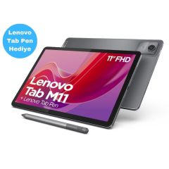 Lenovo Tab M11 TB330XU 11'' 4GB 128GB WUXGA Wifi + LTE Tablet ZADB0231TR Lenovo Tab Pen Hediyeli (Sim Kart Uyumlu) + Logitech Pebble 2 Kablosuz Klavye Mouse Seti Pembe