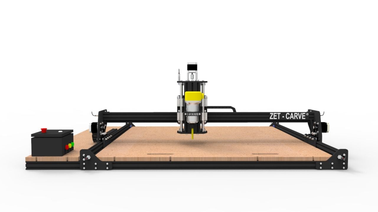 E-sat M5 Model 50X50 Cm Masaüstü Cnc Router Makinesi 2/3 Boyutlu İmalat İçin Bilgisayar Destekli Profosyonel Portable System