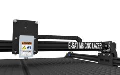 E-SAT M8 Model 100X100 Cm Masaüstü Cnc Lazer Makinesi 2/3 Boyutlu İmalat İçin Bilgisayar Destekli Profosyonel Portable System
