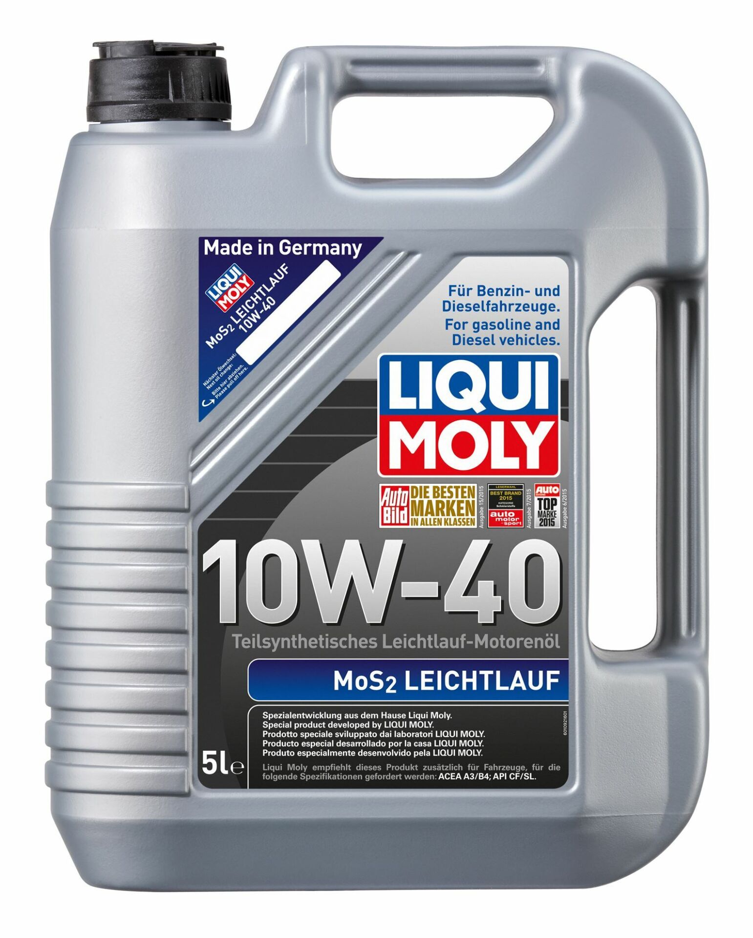 Liqui Moly MoS2 Leichtlauf 10W-40 5 Litre Motor Yağı ( Üretim Yılı: 2023 )