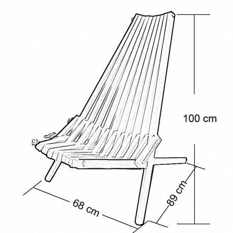 Therapy Chair Wooden Sunbed