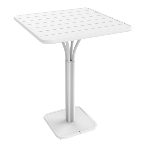 LUXEMBOURG  COTON WHITE PEDESTAL MASA 80X80 CM