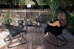 SIXTIES RED OCHRE  LOW TABLE