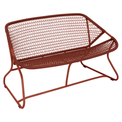 SIXTIES RED OCHRE BENCH