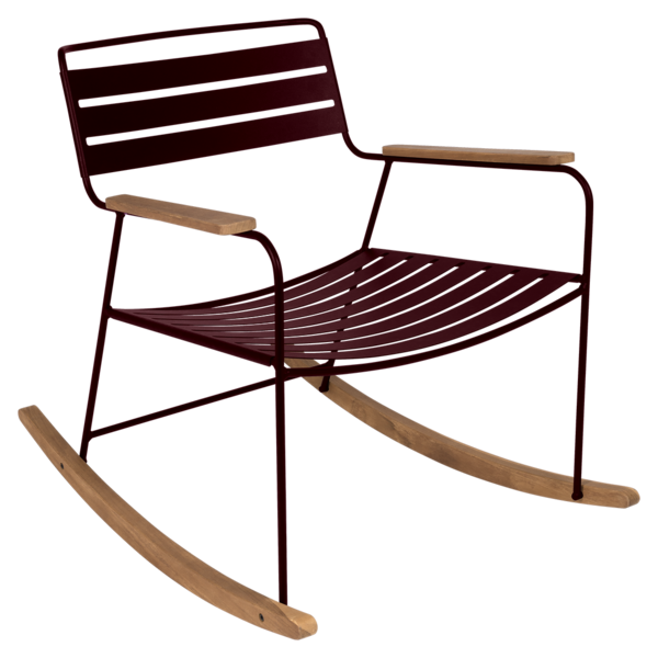 SUPRISING BLACK CHERRY ROCKING CHAIR