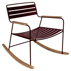 SUPRISING BLACK CHERRY ROCKING CHAIR