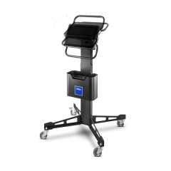 Cart with tilting shelf for AXONE VOICE²