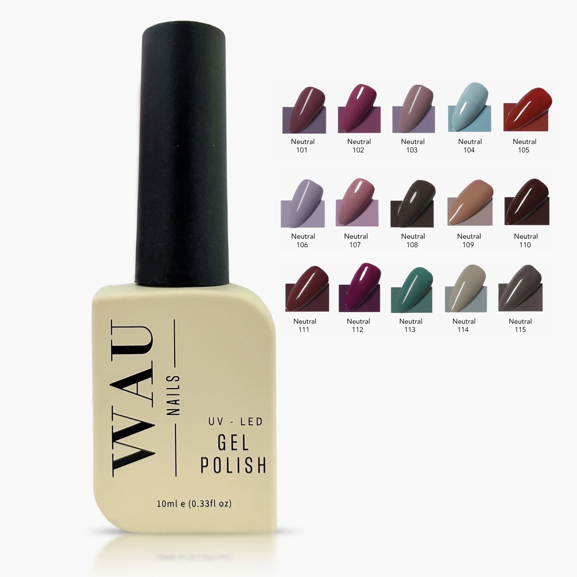 Wau Nails UV Kalıcı Oje 10 ml - Neutral Serisi