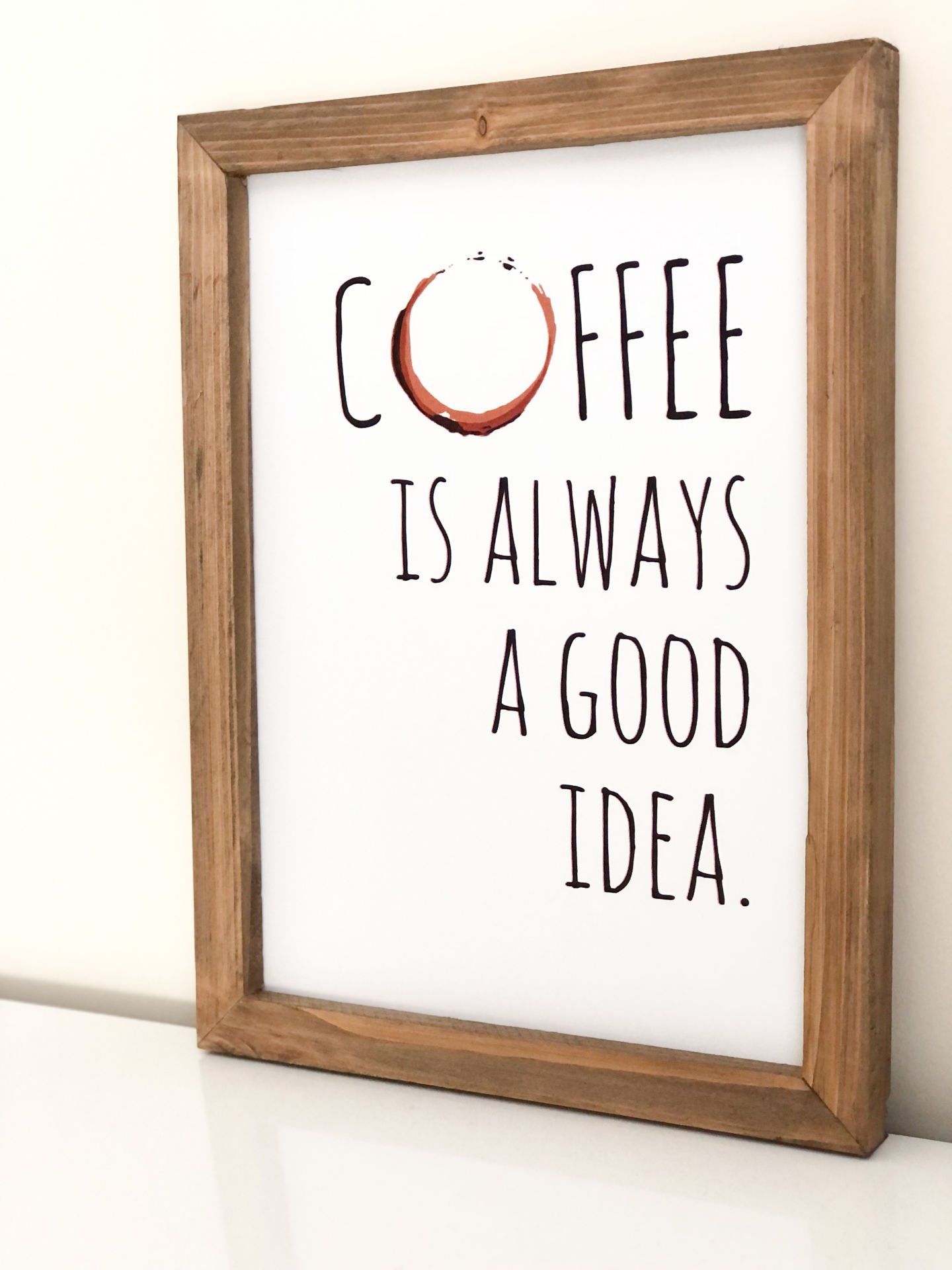 Kahve Köşesi Coffee Is Always A Good Idea Çerçeve