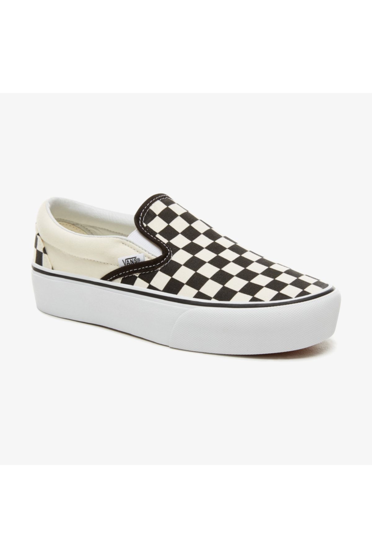 Vans Classic Slip-On Platform Kadın Siyah Bej Sneaker VN00018EBWW1