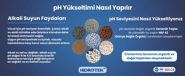 Hidrotek B12 Su Arıtma Cihazı 2. Yıl Değişecek Filtre Seti - Servis Dahil