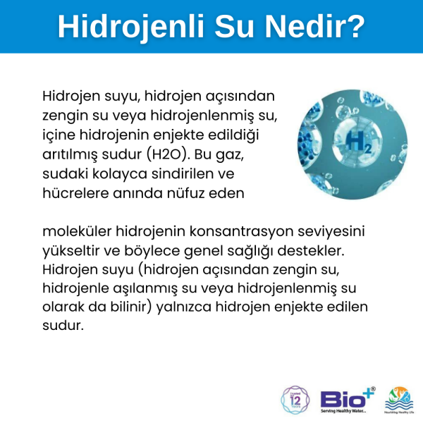 Bio+ HydroGen: Hidrojen Açısından Zengin Su Üretim Makinesi
