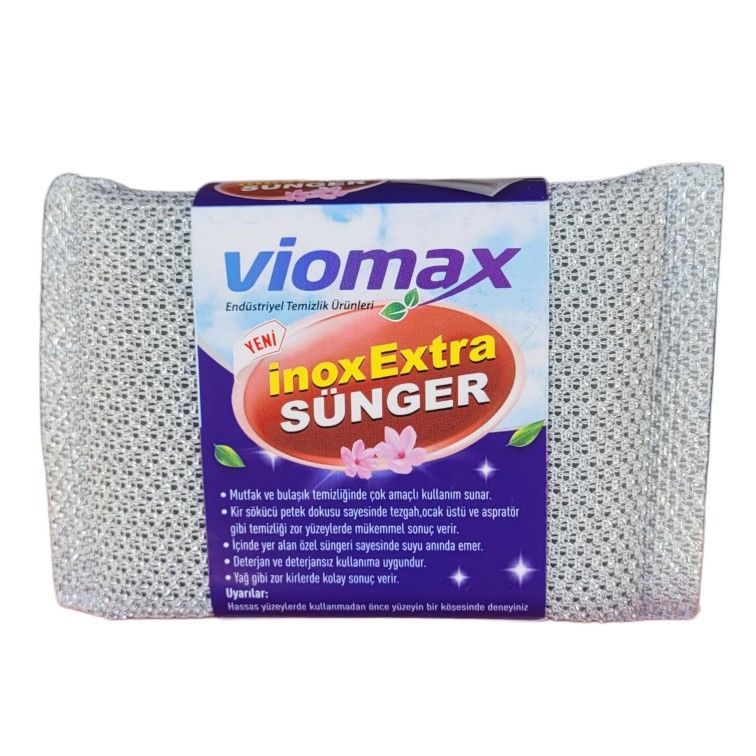 Viomax 2 li İnox Extra SÜNGER