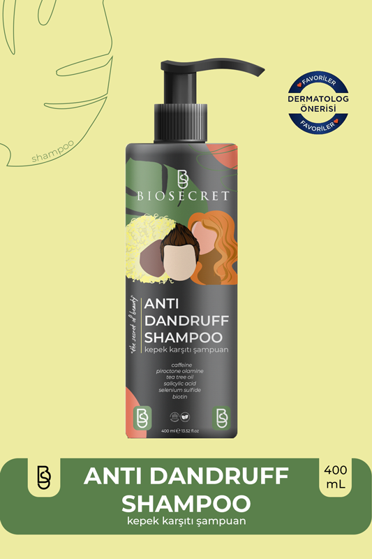 Bio58 Kepek Karşıtı Şampuan 400ml Anti Dandruff Shampoo
