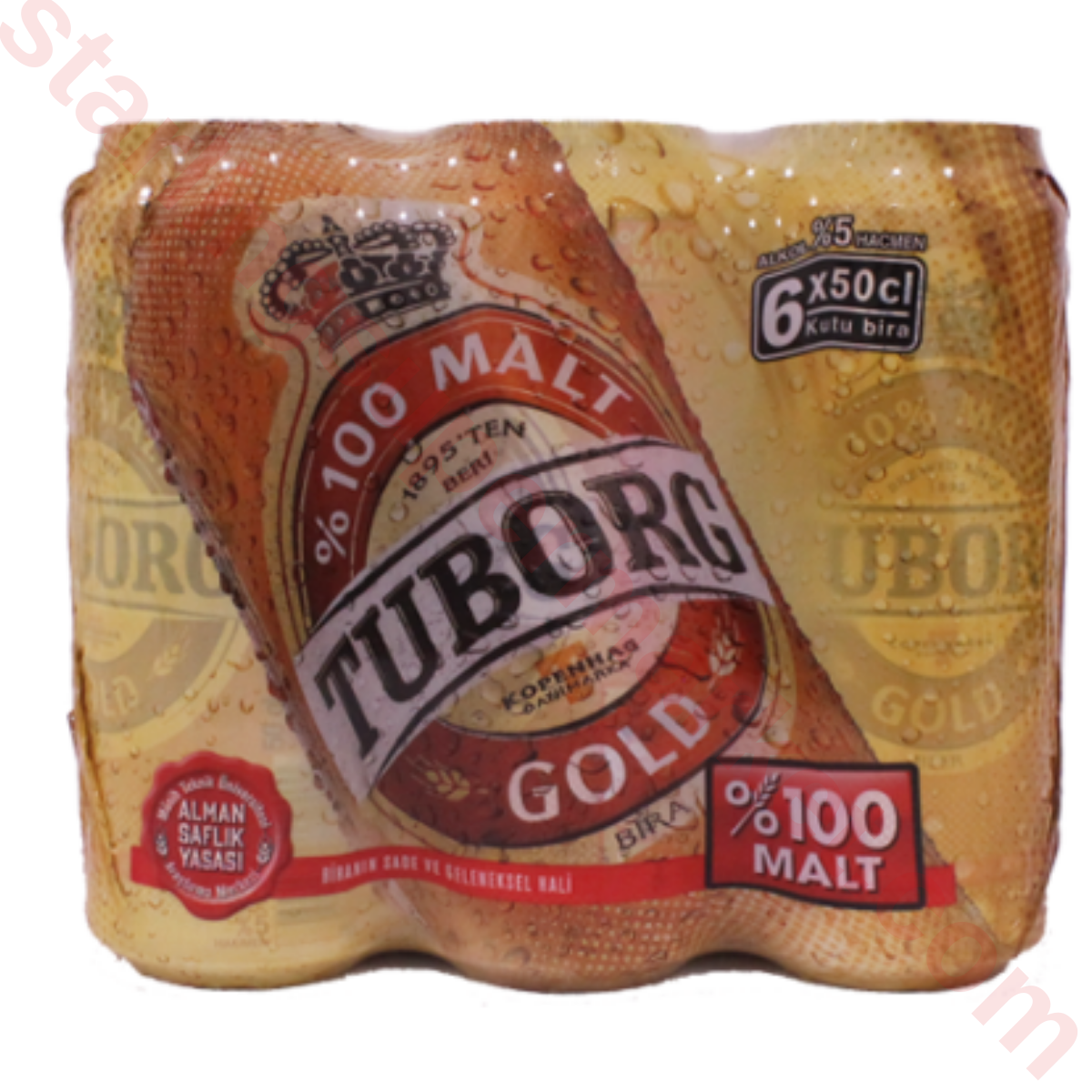 TUBORG GOLD BIRA MALT KUTU 50 CL 6 LI