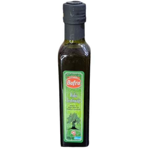 BAFRA ZEYTINYAGI NATUREL CAM SISE 250 ML