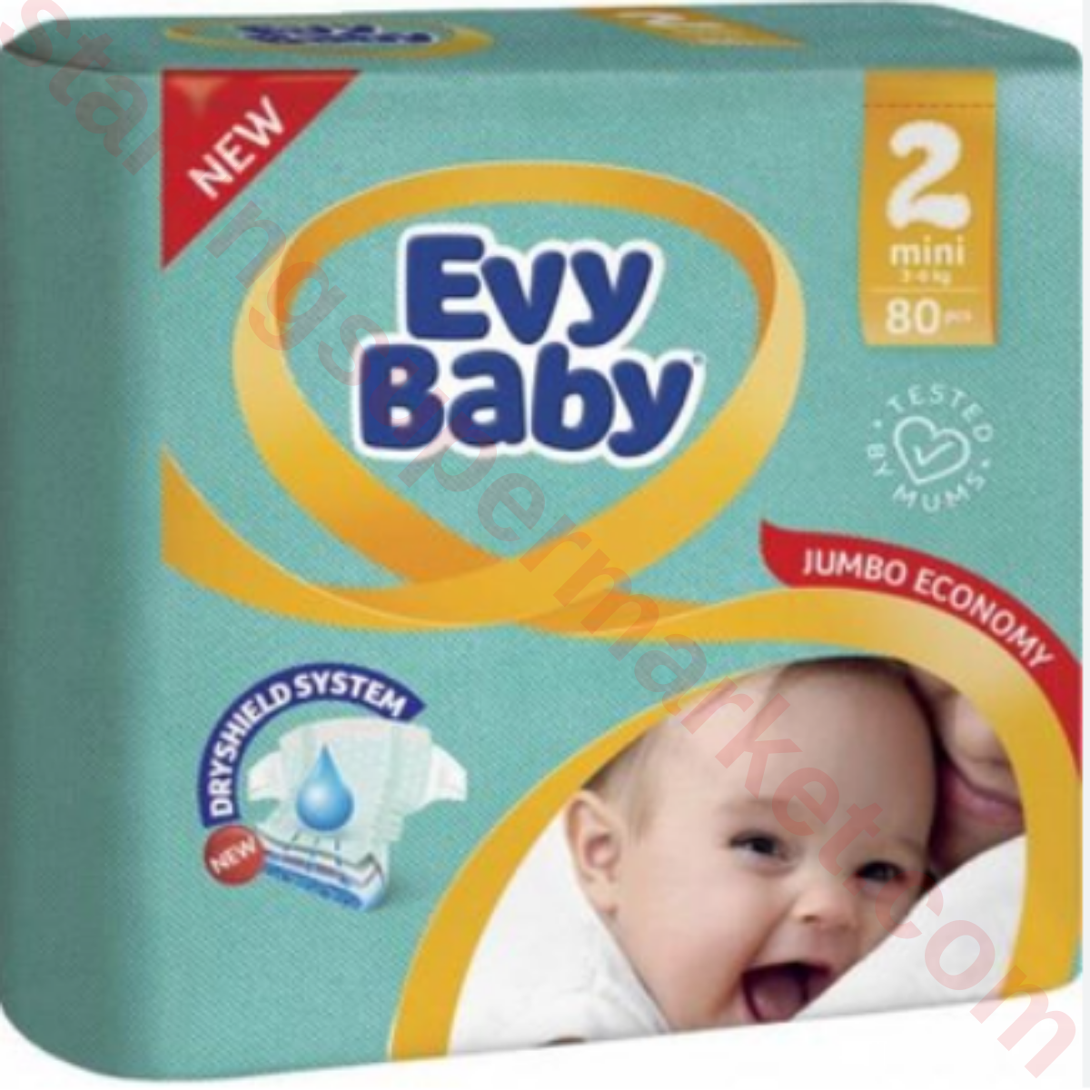 EVY BABY BEBEK BEZI JUMBO MINI NO 2 3-6 KG