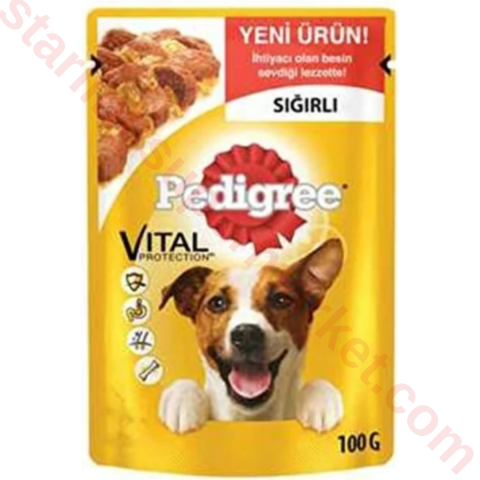 PEDIGREE KOPEK MAMASI ISLAK BEEF 100 G