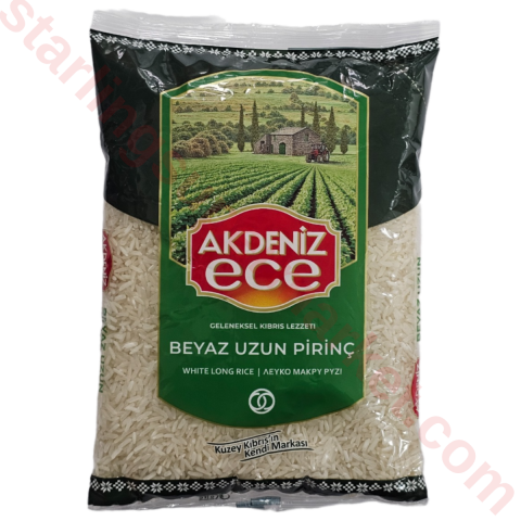 AKDENIZ ECE PIRINC BEYAZ UZUN 800 G