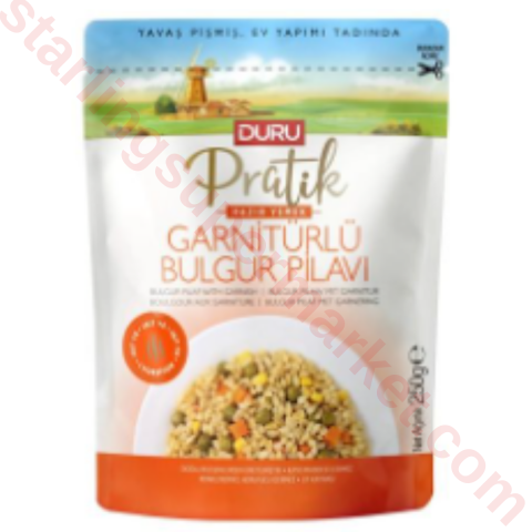 DURU PRATIK GARNITURLU BULGUR PILAVI HAZIR Y 250 G