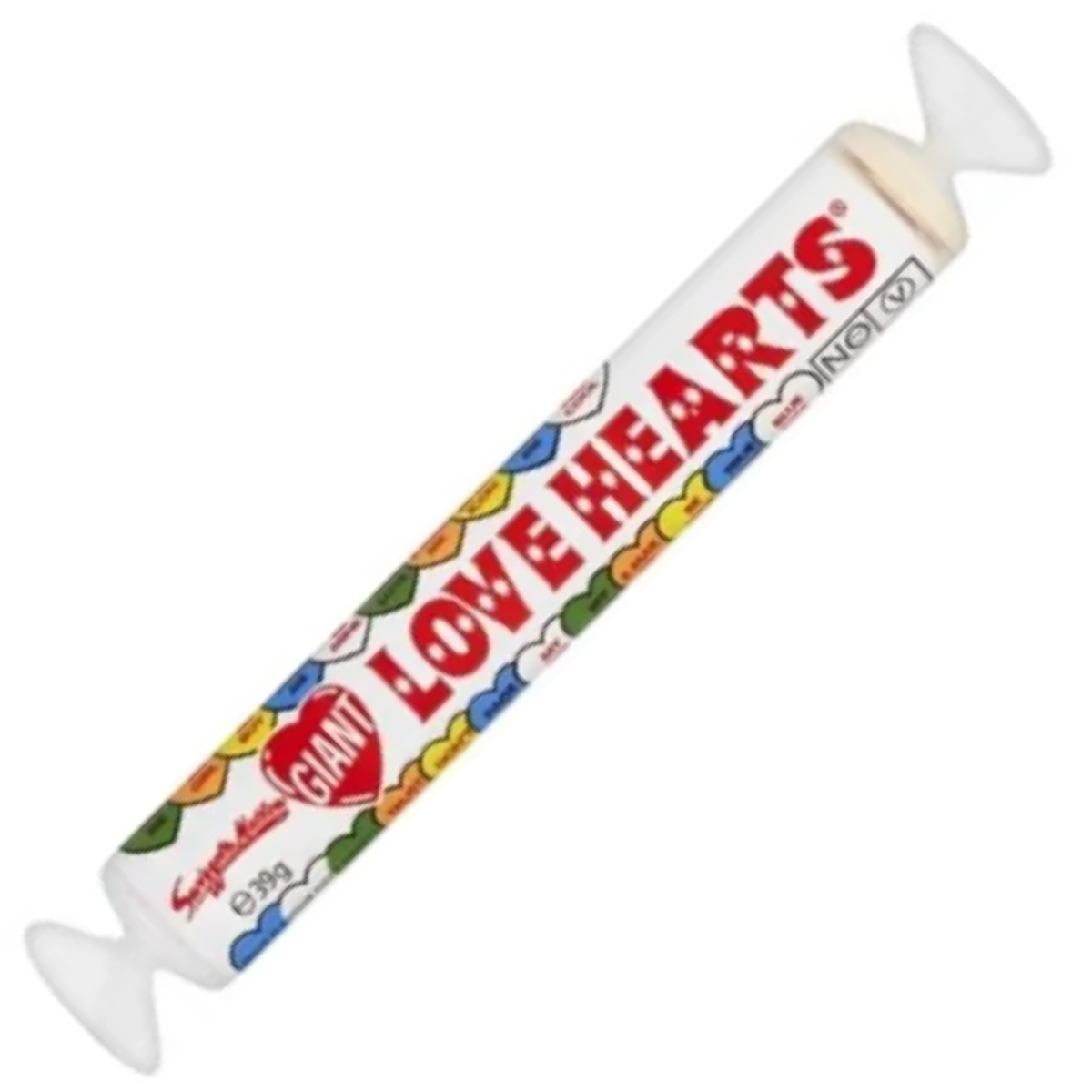 GIANT SWIZZELS MATLOW LOVE HEARTS 39 G