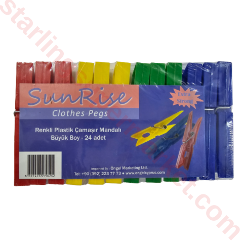 SUNRISE MANDAL PLASTIK REKLI BUYUK 24 LU