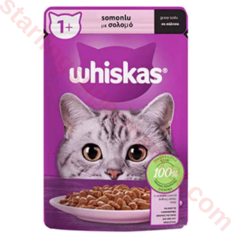 WHISKAS KEDI MAMASI ISLAK SOMONLU 85 G