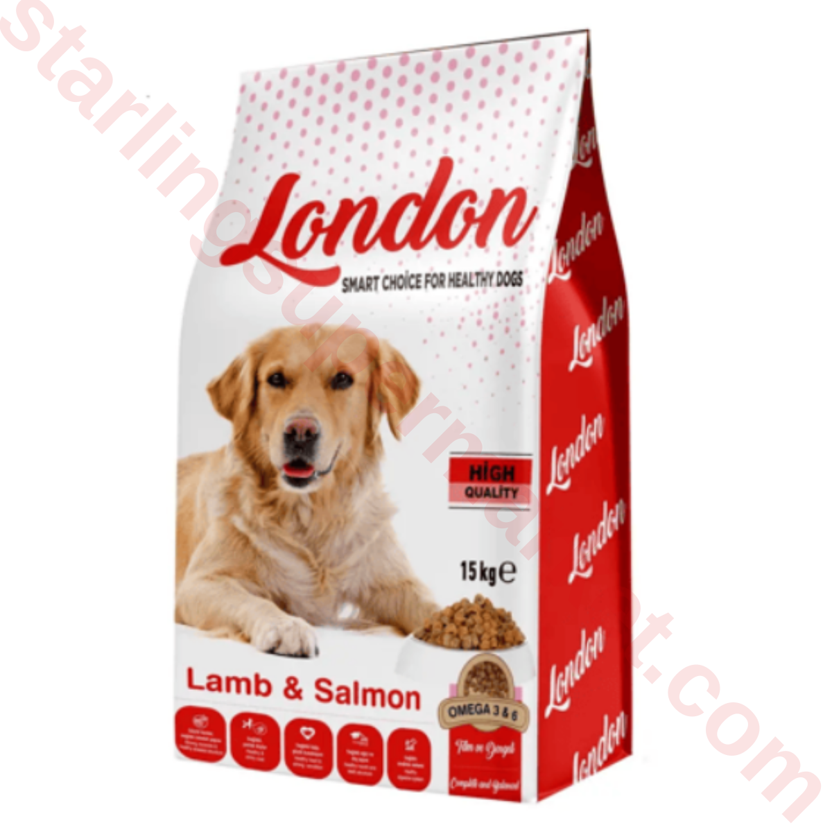 LONDON KOPEK MAMASI KURU LAMB&SOLMON 3 KG