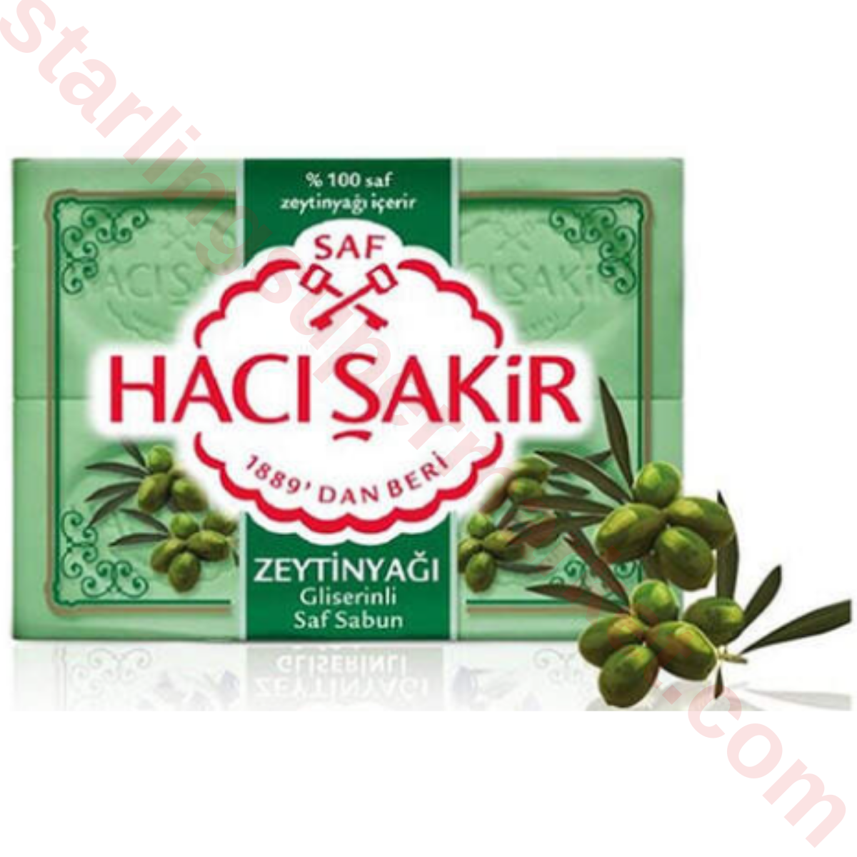 HACI SAKIR SABUN KALIP GLISER. ZEYTINYAGLI 4*125 G