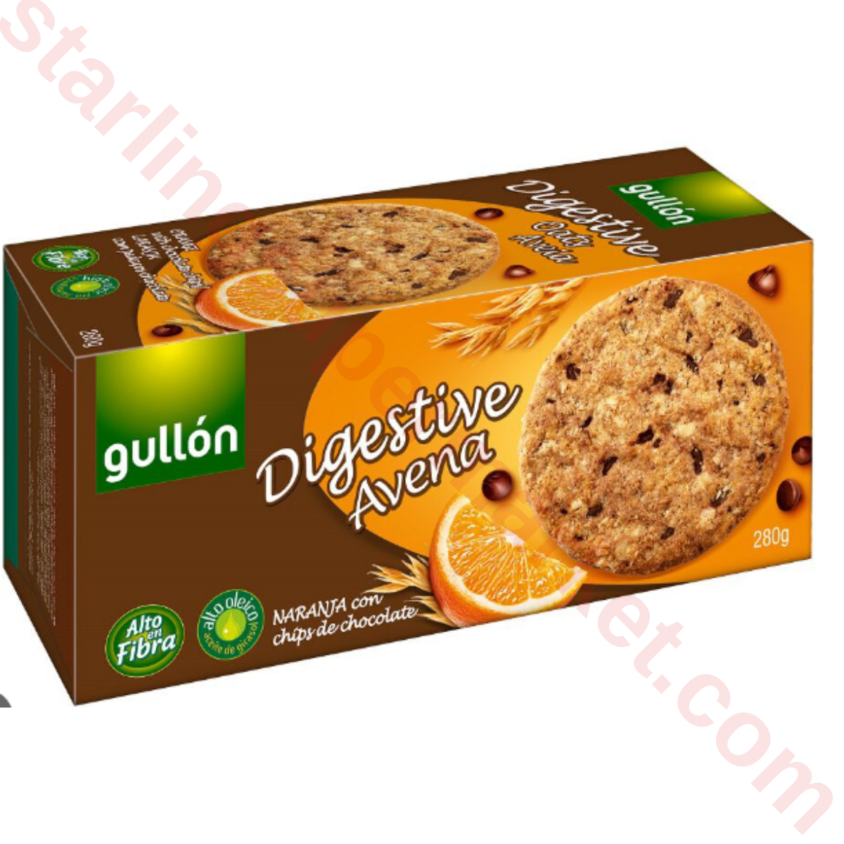 GULLON BISKUVI DIGESTIVE CIKOLATALI&PORTAKAL 280 G