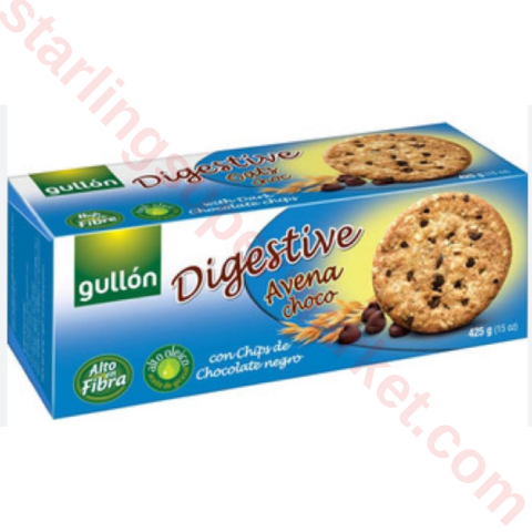 GULLON BISKUVI DIGESTIVE YULAF CIKOLATALI 265 G