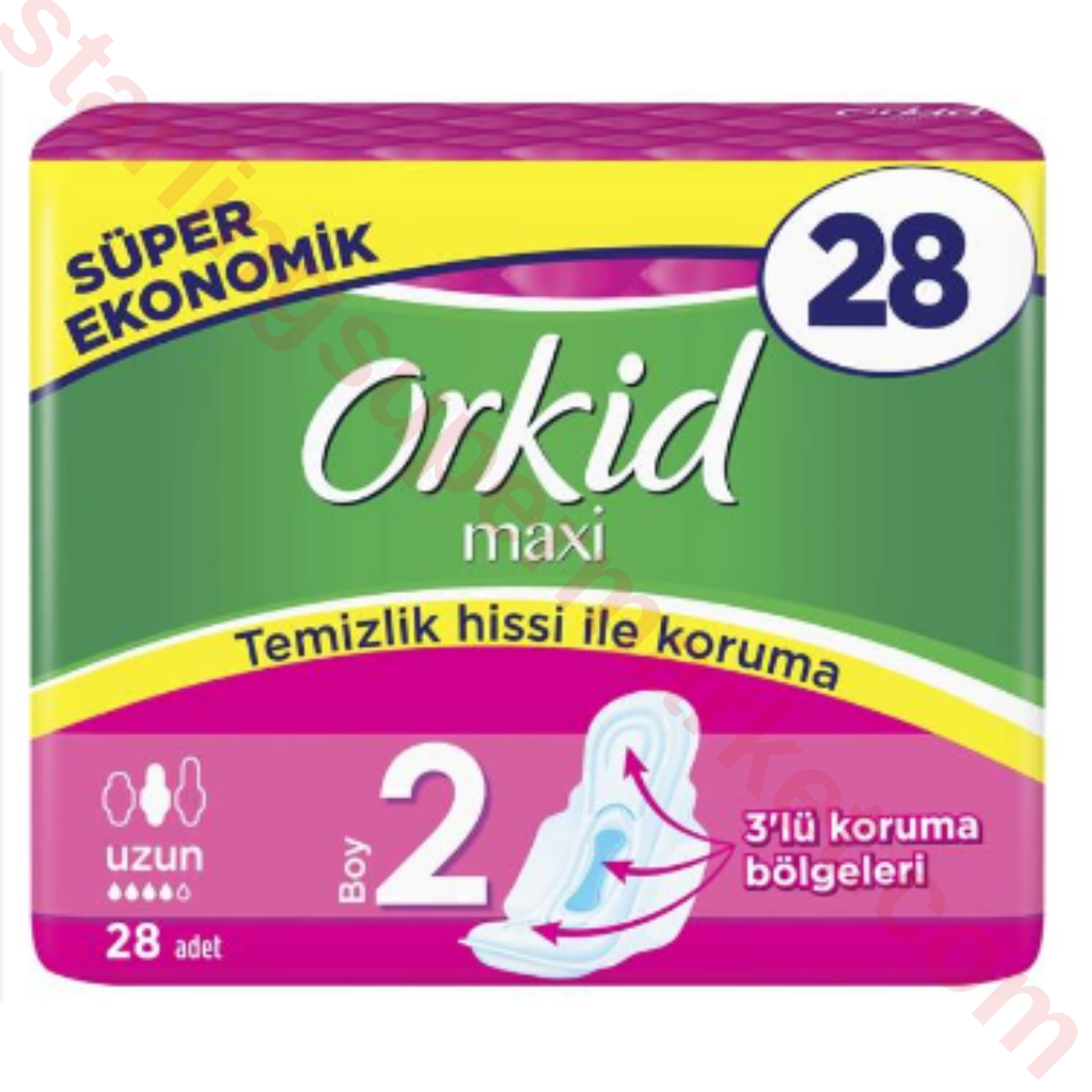 ORKID MAXI UZUN SUPER EKO 4 LU