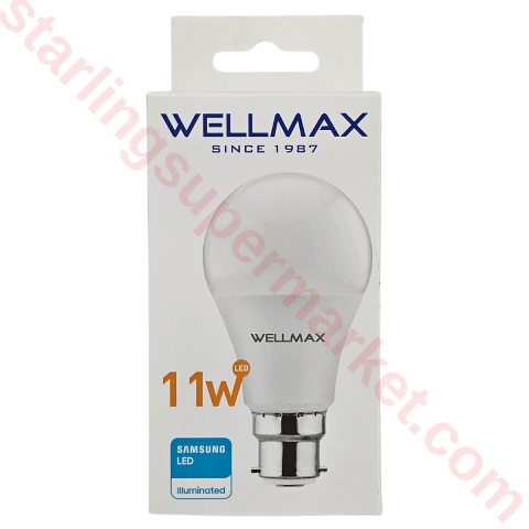 WELLMAX AMPUL LED 11W B22 3000 K