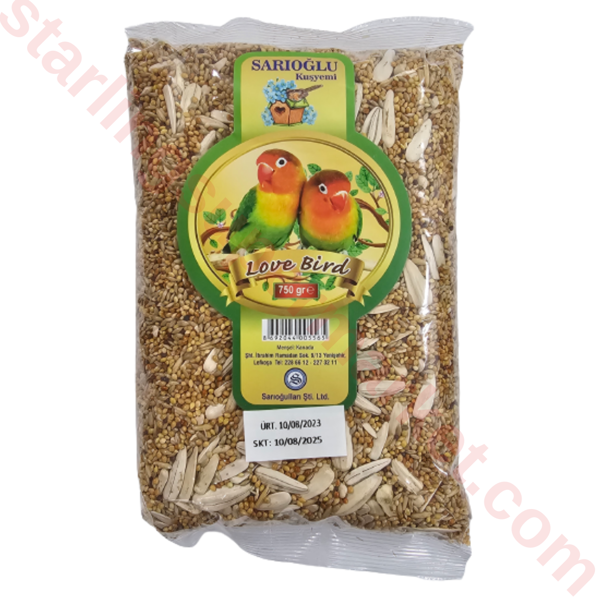 SARIOGLU LOVE BIRD KUSYEMI 750 G