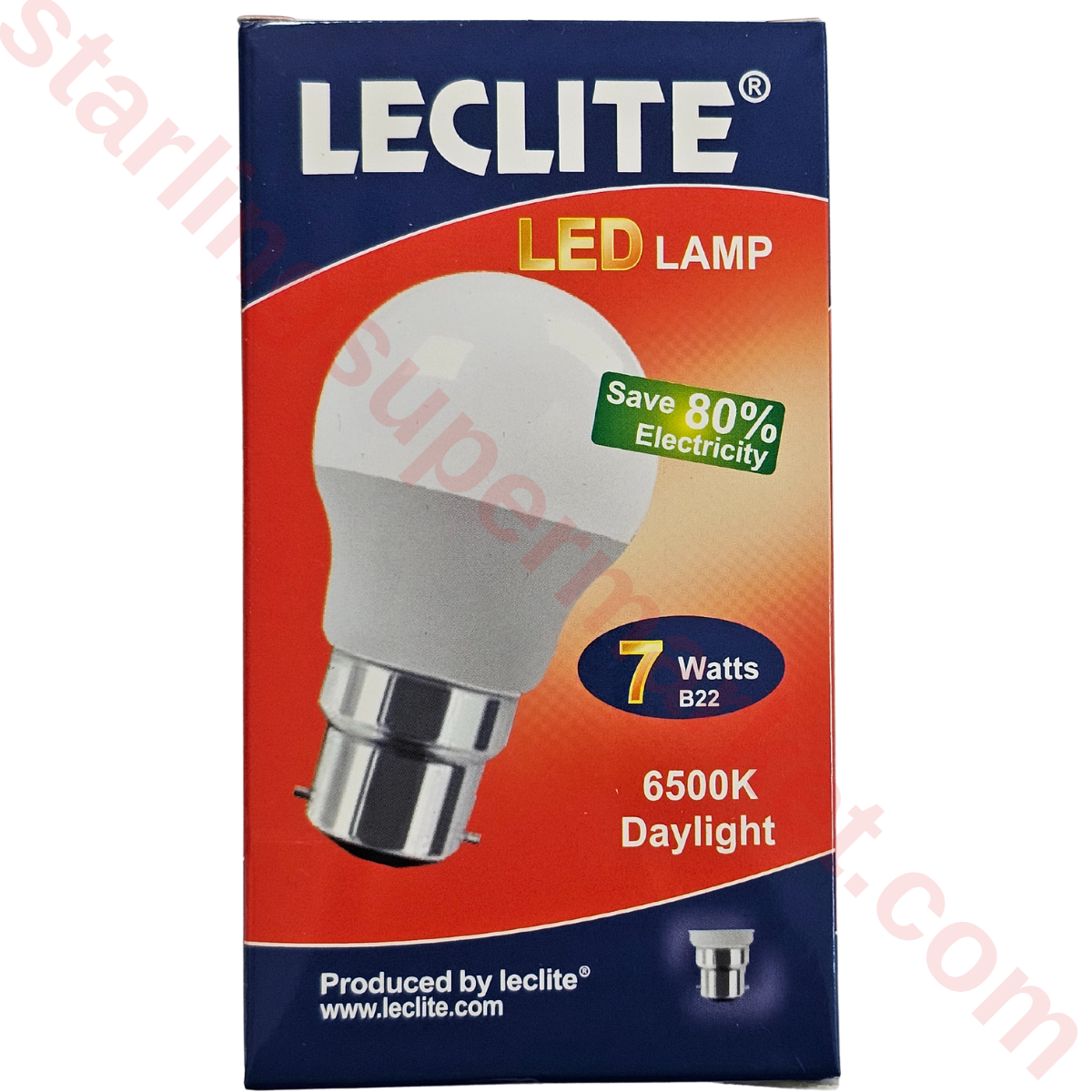 LECLITE AMPUL LED A60 7W B22 6500K
